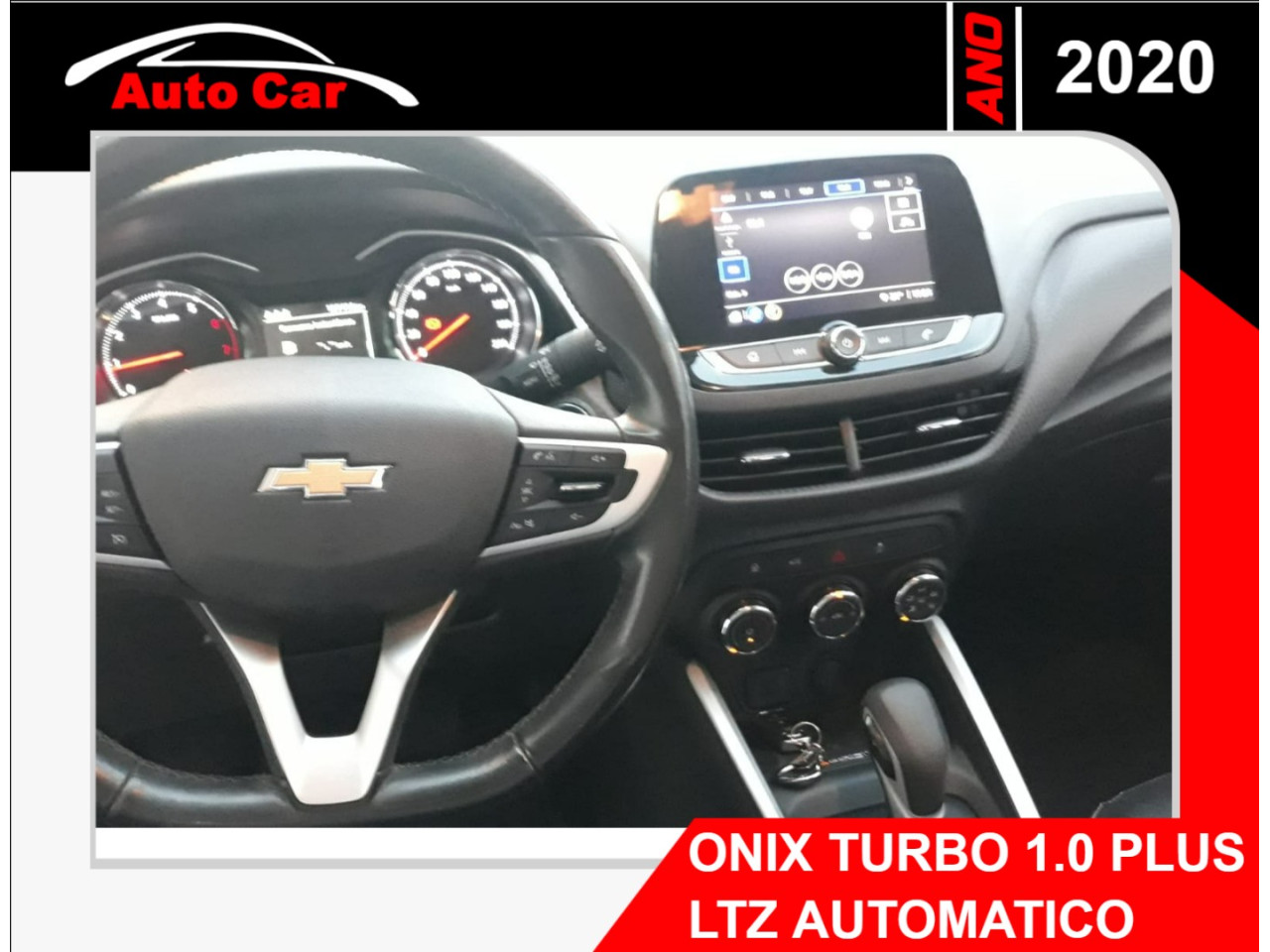 Onix Sedan 1.0 4P FLEX PLUS TURBO AUTOMÁTICO