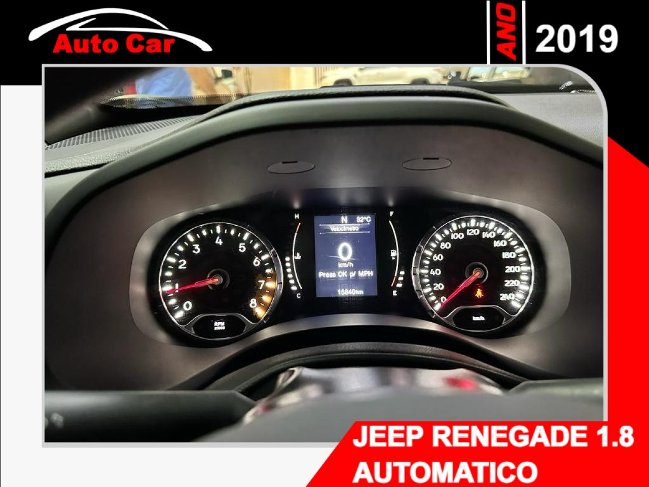 Renegade 1.8 16V 4P FLEX AUTOMÁTICO