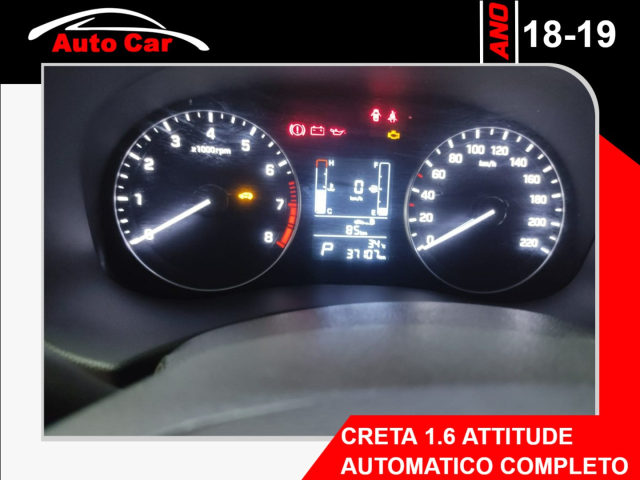 Creta 1.6 16V 4P FLEX ATTITUDE AUTOMÁTICO